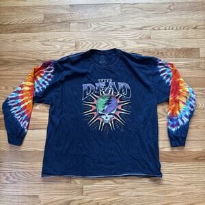 Vintage Sundog Grateful Dead THE DEAD 2003 Tie Dye Long Sleeve Shirt - 2XL